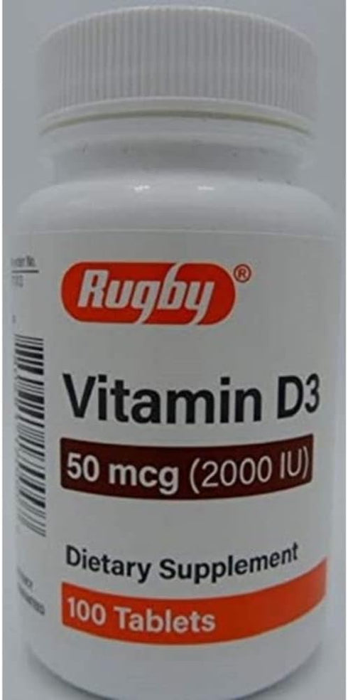 Vitamin D-3 2000 Iu - 100 Capsules Per Bottle