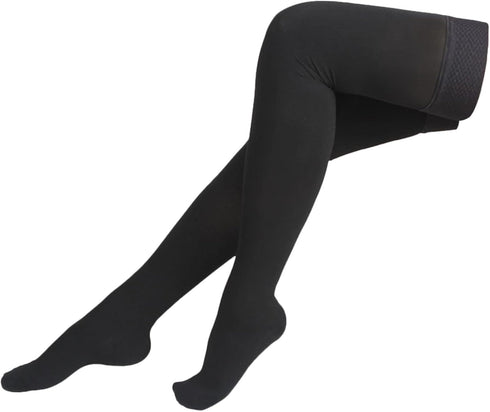 Thigh High Stockings Compression Socks Women Long Stockings Black for Varicose Veins