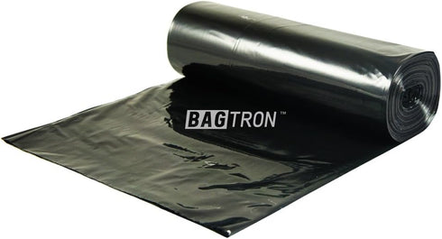 33 Gallon Trash Bags | 30 Micron Heavy Duty Pure LDPE | 100 Count | 33" x 39" Large | Black