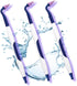 Gum Stimulator - Rubber Tip Dental Plaque Remover Tool, Bundled with Travel Zipper Pouch (3 Pack Total)