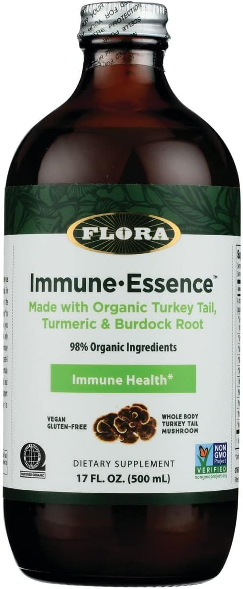 Flora Health Flor-Essence with Turkey Tail & Turmeric, Rich in Polysaccharides, 35+ Phenolic Compounds with