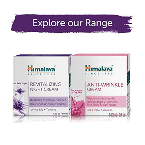 Himalaya Revitalizing Night Cream for Damaged & Aging Skin, 1.69 oz, Daily Deep Moisturizing Treatment