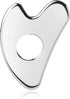 BTYMS Gua Sha Facial Tools, Heart Shaped Stainless Steel Scraper for Skin Care Massage