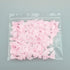 7Rainbows 50pcs Boutique Mini Bows, 1.5" Pink Satin Ribbon for Craft Sewing, Scrapbooking, Gift Wrapping