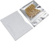 FERENLI 100 Pcs Mylar Food Storage Bag, Zipper Lock Matte Aluminum Foil Airtight Bag with Front Window