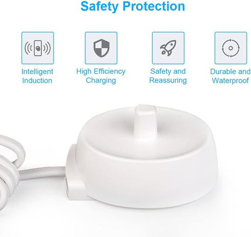 Oral B Electric Toothbrush Replacement Charger, Compatible with Most Oral B Braun Models, Waterproof IPX7 Portable
