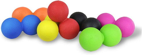 Peanut Massage Ball for Myofascial Release and Foot Relief Odorless Double Lacrosse Body Massager for Tight Muscles