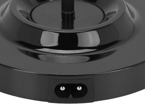 Shaver Charging Stand, Universal Electric Shaver Charger, Round Shape Deep Design, Black Men Electric Shaver Base