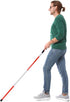 Baitaihem Folding Blind Mobility Cane for Vision Impaired and Blind Individuals