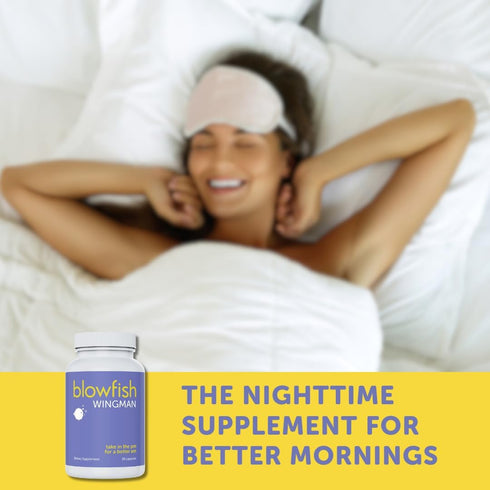 Blowfish Wingman - Post-Celebration Wellness Vitamins for Liver Support & Hydration, 30 Pills