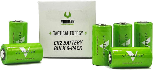 Viridian CR2 Tactical Energy Plus Lithium Batteries, 3 Volt (Bulk Pack of 6)