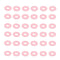 36 Pieces Foam Callus Cushion, Self Adhesive Soft Foam Toe Pads for Pain Relief, Pink