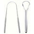 Tongue Scraper, 2 Pack, 100% Stainless Steel, Easy to Use for Oral Care & Hygiene with Natural Cotton Bag.