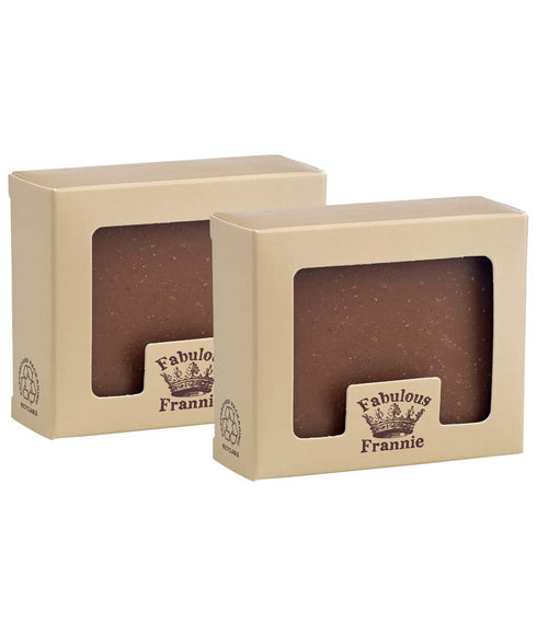 Fabulous Frannie Cinnamon Essential Oil Herbal Soap Gift Set - 4 Ounce (Pack of 2)