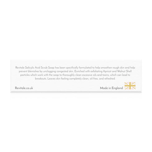 Salicylic Acid Scrub Soap for Pore Exfoliating, Softening Skin, Anti-Blemish