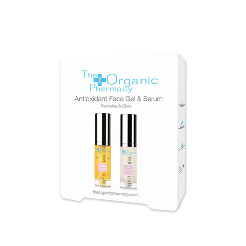 The Organic Pharmacy Antioxidant Duo, Travel-size Antioxidant Face Gel 5ml and Serum 5ml