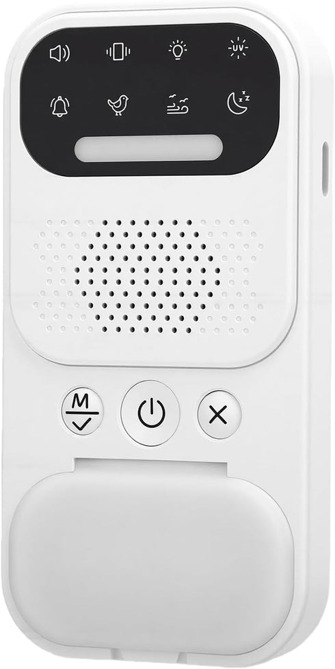 Pomya Baby Sound Machine for Sleep with White Noise, Smart Wake Up Alarm, Night Light & Bluetooth | Portable Sleep Aid