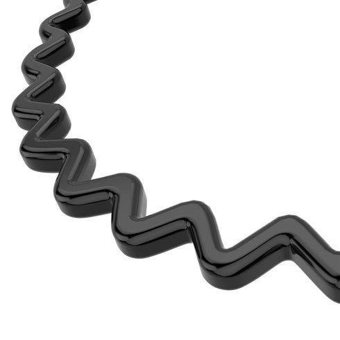 Wavy Headbands, Plastic Skinny Thin Non-Slip Flexible Hair Bands, Simple Hoops Hair Accessories for Women and Men