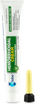Globe Hemorrhoid Cream (2 Pack, 1.8 Ounce Tube) with Aloe for Relief from Hemorrhoids, Itching, Burning, Discomfort
