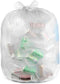 Ultrasac Clear Heavy Duty Contractor Trash Bags | 45 Gallon | 3.0 MIL | 33" x 48" | Pack of 20 | For Construction