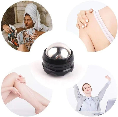 Stainless Steel Handheld Massage Ball - Versatile Cold and Hot Compress