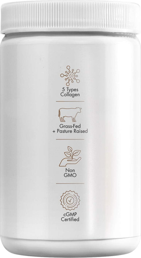 Codeage Multi Collagen Peptides Protein Powder - 14.39oz - Chocolate Mocha Instant Coffee, Low Calories Drink & Shake