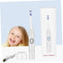 Set S Electric Toothbrush Vibration Toothbrush USB Rechargeable for Home Use White