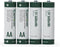 Keeppower Li-ion AA Rechargeable Batteries 1.5V 3600mWh Lithium Double A Battery (4 Pack)