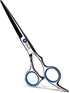 ULG Professional Hair Cutting Scissors 6.5 inch Right-Hand Razor Edge Barber Shears, Blue Japanese Stainless Steel