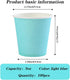 Paper 3oz Bathroom Cups, Disposable Mouthwash Cups, 100 Count, Blue Small Cup for Mouthwash