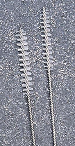 2 Pack Stainless Steel & Nylon Shank Cleaning Brushes for Pipes
