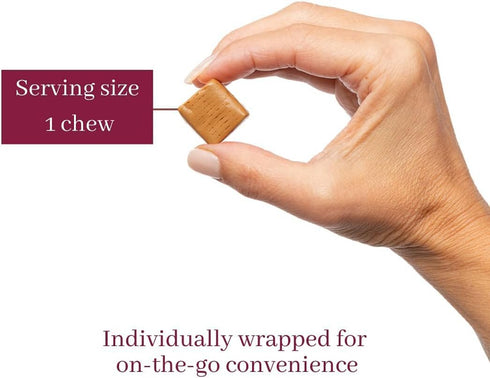 Bariatric Advantage Calcium Citrate Chewy Bites 500 mg - Sugar-Free Chewable Calcium Supplement - 90 Count