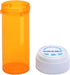 Plastic Empty Pill Bottles with Double Sided Use (Child Resistant & Easy Open) Caps - Medicine Container Pill Cases