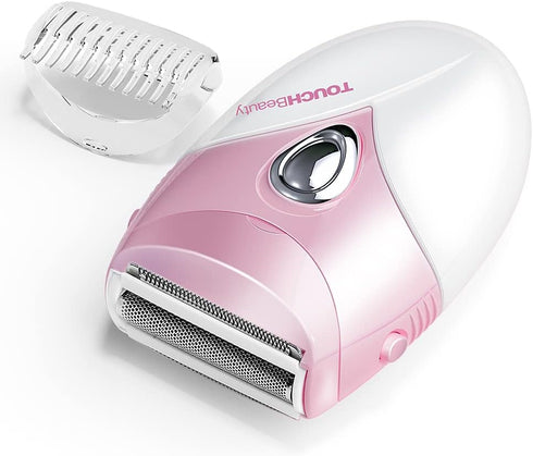 TOUCHBeauty Upgrade Electric Shaver for Women, Razor Cordless for Silky & Smooth Skin, Wet/Dry, Best for Travel (Pink)