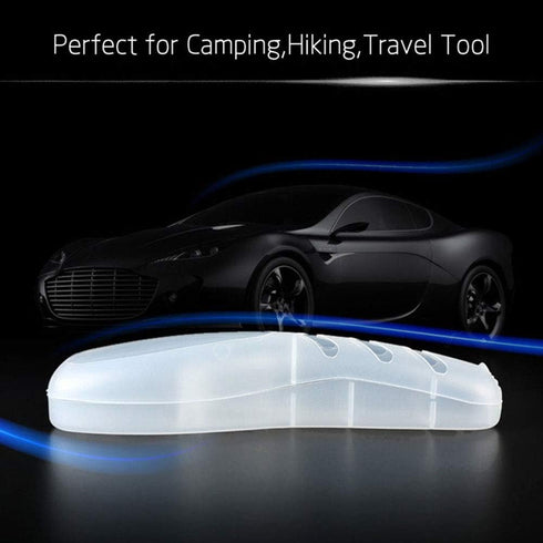 Transparently Portable Manual Razor Protector for Men, Plastic Box Cover Container Storage Shaver Holder Organizer