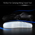 White Razor Case, Portable Travel Protector for Men Manual Razor, Plastic Box Cover Container Storage Shaver Holder