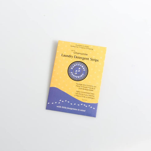 Travel Set | Premium Chamomile Laundry Detergent Sheets, 12 Loads (6 Sets of 2 Strips)