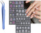 5D Embossed Nail Stickers with Tweezer, 4 Sheets Self-Adhesive Cute Cat Pattern Nail Art Supplies for Women