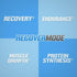Evlution Nutrition Recover Mode, Complete Post Workout with BCAAs, 30 Serve, Blue Raz