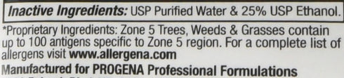 PROGENA Allergena Zone 5, 2 FL Ounce