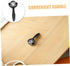 Set 2 FRCOLOR Stainless Steel Massage Ball Roller Pieces with Handle Manual Therapy Cold Roller for Muscle Relief Back