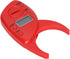 Body Fat Caliper, Accu Measure Fat Calipers for Subcutaneous Fat Measurement, Fitness Enthusiasts, Red