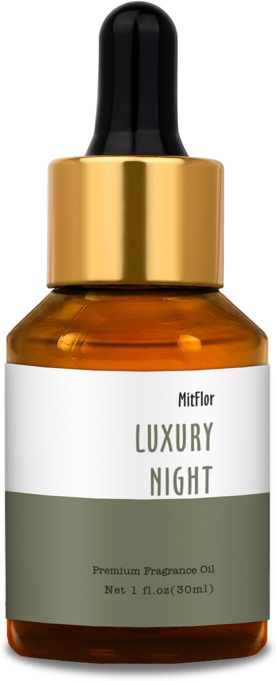 Luxury Night Fragrance Oil by MitFlor - 30ml - Premium Grade Oil for Soap & Candle Making, Warm Scent