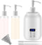 SUQAEEI Massage Oil Heater Warmer,with / Switchable Display, Two Oil Dispenser BottleConstant Temperature,