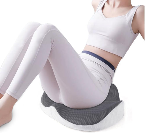 Alliance World Orthopedic Memory Foam Gel Wheelchair Cushion Pressure Relief & Posture Support Seat Pad for Comfort