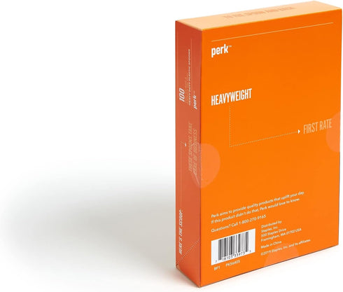 Perk Heavy-Weight Polystyrene Spoon, White, 100/Pack (PK56405)
