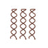 Kitsch Spin Pins for Hair - Spiral Hair Pins for Stylish Hairdos | Mini Spiral Bobby Pins for Girls | Stylish Bun Bobby Pins | Hair Spirals & Twist Tool - 3pc Set, Brown