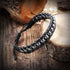 Hematite Therapy Bracelet for Men and Women, Natural Pain Relief and Healing Stones, One Size