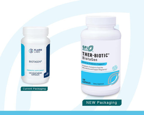 Biotagen, Klaire Labs - Prebiotic Inulin, Beta-Glucan & Arabinogalactan, 120 Capsules