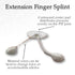 LMB Spring Finger Extension Splint, Assists in Extending PIP Joint with Slight Extension Effect on MP Joint, Size AA